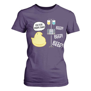 Bunny Nurse T Shirt For Women Funny Peep Nursing Easter Nurse Gift TS10 Purple Print Your Wear
