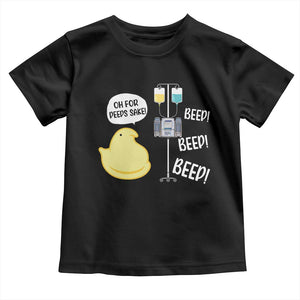 Bunny Nurse Toddler T Shirt Funny Peep Nursing Easter Nurse Gift TS10 Black Print Your Wear