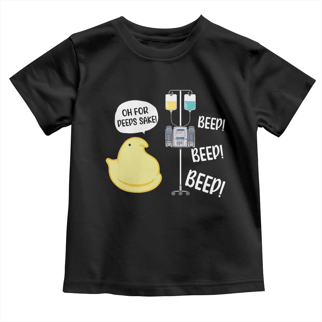 Bunny Nurse Toddler T Shirt Funny Peep Nursing Easter Nurse Gift TS10 Black Print Your Wear