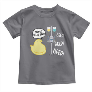 Bunny Nurse Toddler T Shirt Funny Peep Nursing Easter Nurse Gift TS10 Charcoal Print Your Wear