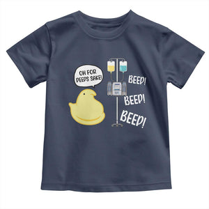 Bunny Nurse Toddler T Shirt Funny Peep Nursing Easter Nurse Gift TS10 Navy Print Your Wear