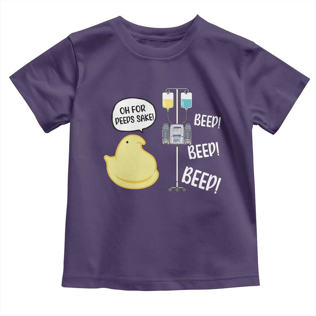 Bunny Nurse Toddler T Shirt Funny Peep Nursing Easter Nurse Gift TS10 Purple Print Your Wear