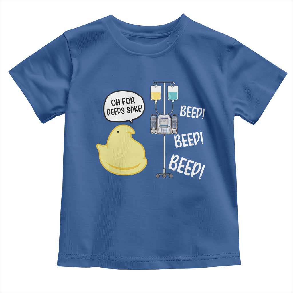 Bunny Nurse Toddler T Shirt Funny Peep Nursing Easter Nurse Gift TS10 Royal Blue Print Your Wear