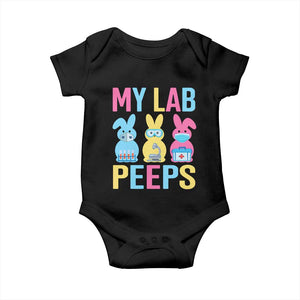Easter Lab Tech Baby Onesie Cute Bunny My Lab Peeps TS10 Black Print Your Wear