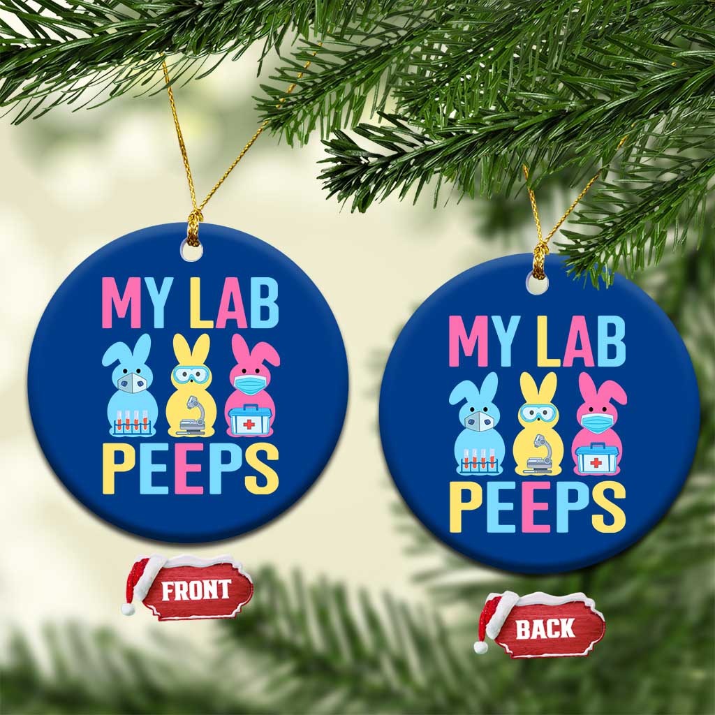 Easter Lab Tech Ceramic Ornament Cute Bunny My Lab Peeps TS10 1pc Blue Print Your Wear
