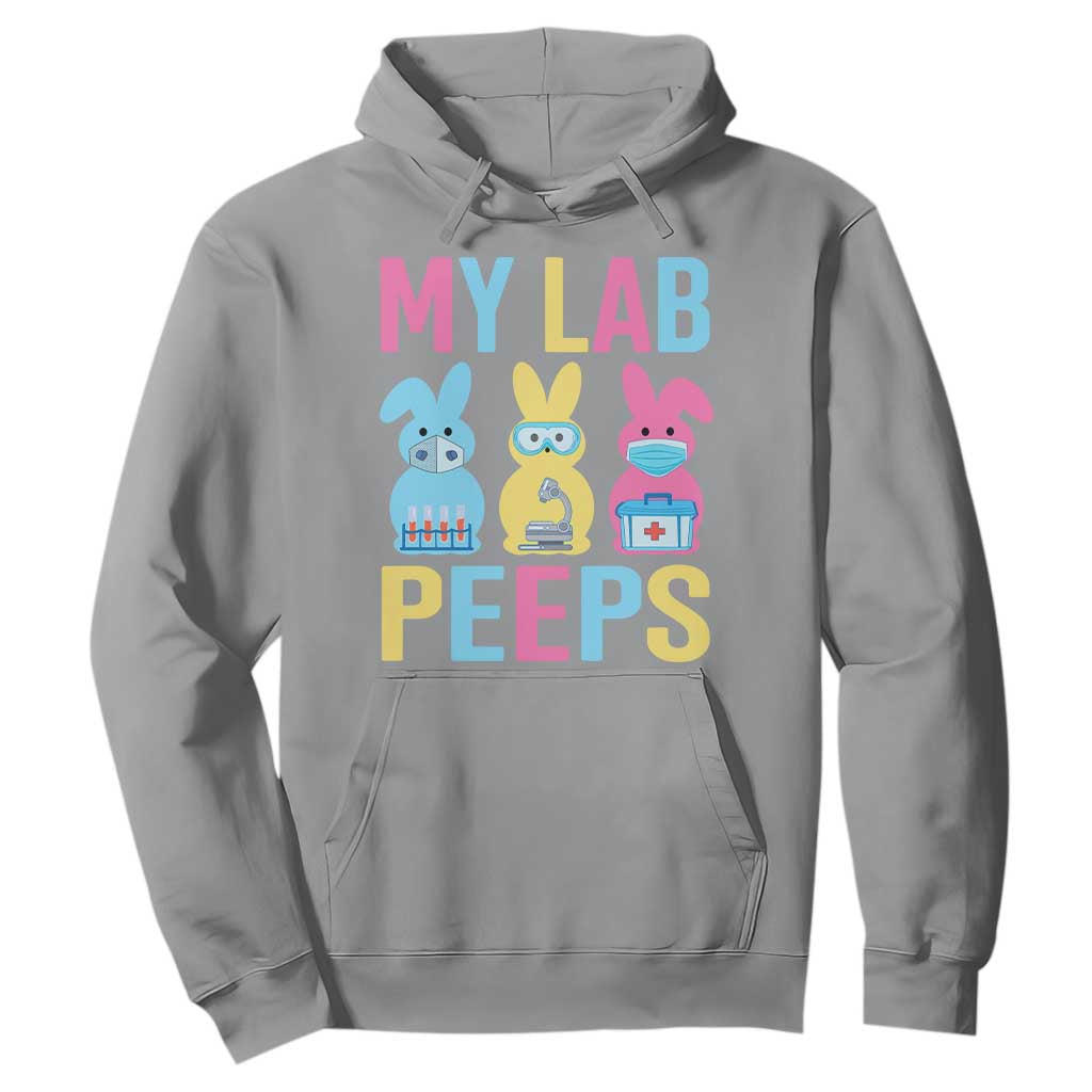 Easter Lab Tech Hoodie Cute Bunny My Lab Peeps TS10 Sport Gray Print Your Wear