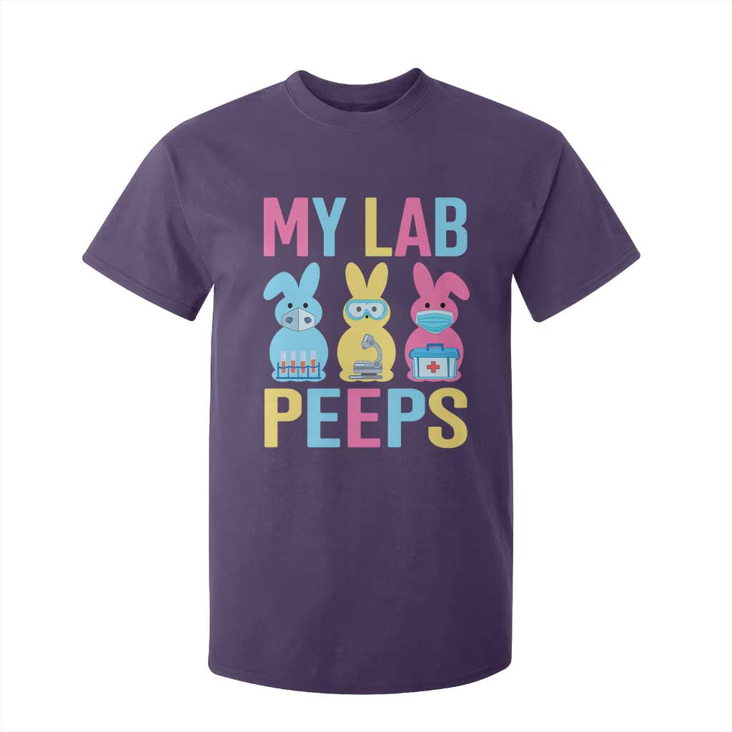 Easter Lab Tech T Shirt For Kid Cute Bunny My Lab Peeps TS10 Purple Print Your Wear