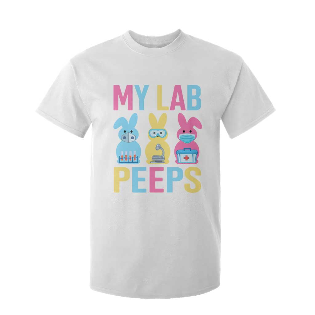 Easter Lab Tech T Shirt For Kid Cute Bunny My Lab Peeps TS10 White Print Your Wear