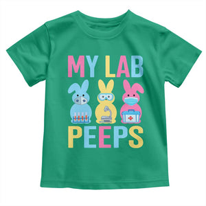 Easter Lab Tech Toddler T Shirt Cute Bunny My Lab Peeps TS10 Irish Green Print Your Wear