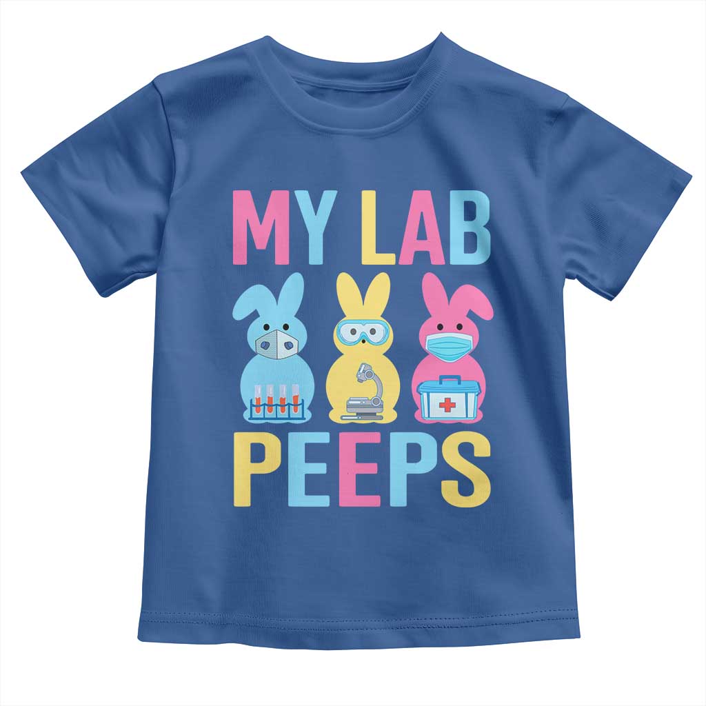 Easter Lab Tech Toddler T Shirt Cute Bunny My Lab Peeps TS10 Royal Blue Print Your Wear