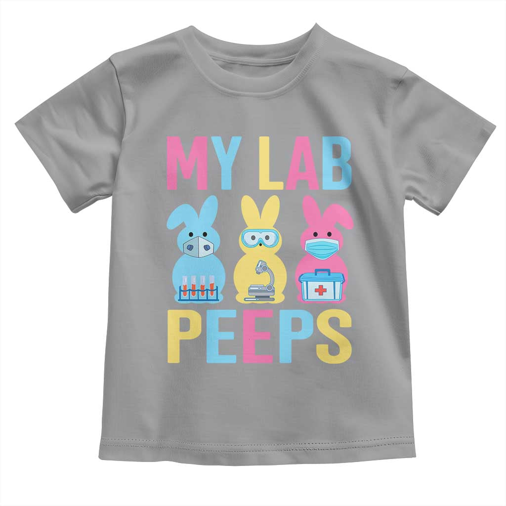 Easter Lab Tech Toddler T Shirt Cute Bunny My Lab Peeps TS10 Sport Gray Print Your Wear
