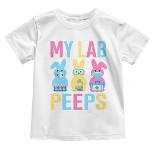 Easter Lab Tech Toddler T Shirt Cute Bunny My Lab Peeps TS10 White Print Your Wear