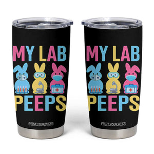 Easter Lab Tech Tumbler Cup Cute Bunny My Lab Peeps TS10 Black Print Your Wear
