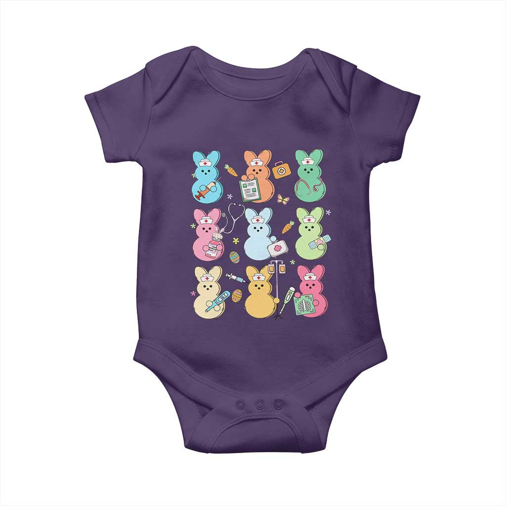 Easter Nurse Bunny Baby Onesie Funny Nursing Easter Spring Nurse Gift TS10 Purple Print Your Wear