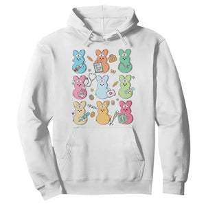 Easter Nurse Bunny Hoodie Funny Nursing Easter Spring Nurse Gift TS10 White Print Your Wear