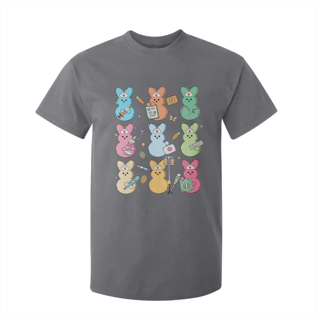 Easter Nurse Bunny T Shirt For Kid Funny Nursing Easter Spring Nurse Gift TS10 Charcoal Print Your Wear