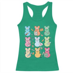 Easter Nurse Bunny Racerback Tank Top Funny Nursing Easter Spring Nurse Gift TS10 Irish Green Print Your Wear