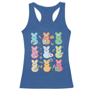Easter Nurse Bunny Racerback Tank Top Funny Nursing Easter Spring Nurse Gift TS10 Royal Blue Print Your Wear