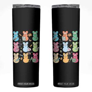 Easter Nurse Bunny Skinny Tumbler Funny Nursing Easter Spring Nurse Gift TS10 Black Print Your Wear