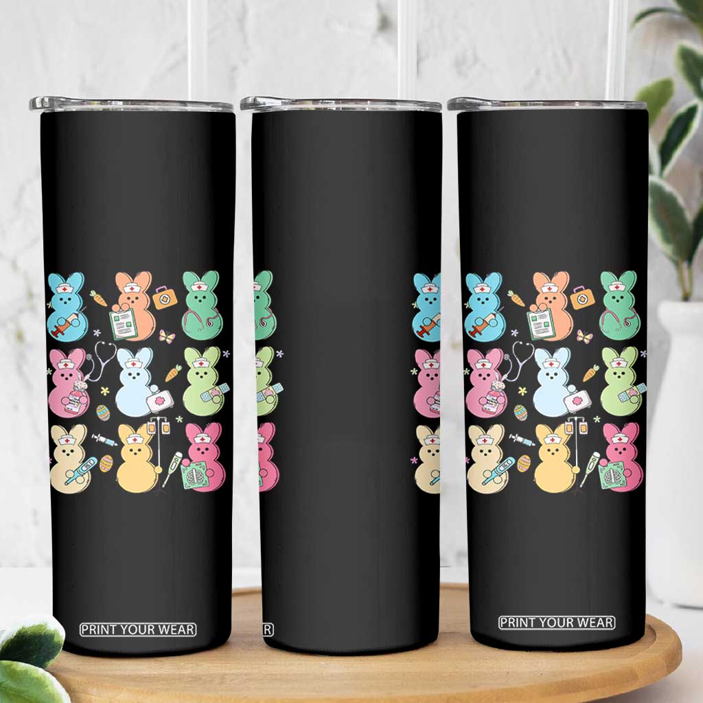 Easter Nurse Bunny Skinny Tumbler Funny Nursing Easter Spring Nurse Gift TS10 Print Your Wear