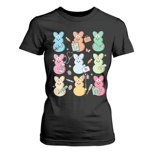 Easter Nurse Bunny T Shirt For Women Funny Nursing Easter Spring Nurse Gift TS10 Black Print Your Wear
