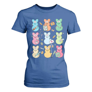 Easter Nurse Bunny T Shirt For Women Funny Nursing Easter Spring Nurse Gift TS10 Royal Blue Print Your Wear