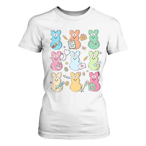 Easter Nurse Bunny T Shirt For Women Funny Nursing Easter Spring Nurse Gift TS10 White Print Your Wear