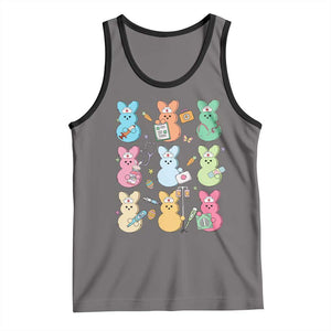 Easter Nurse Bunny Tank Top Funny Nursing Easter Spring Nurse Gift TS10 Deep Heather Black Print Your Wear