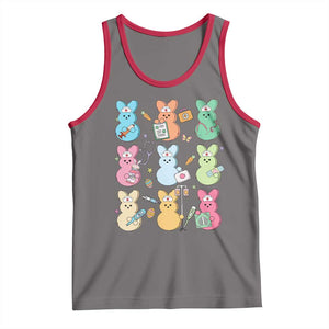Easter Nurse Bunny Tank Top Funny Nursing Easter Spring Nurse Gift TS10 Deep Heather Red Print Your Wear