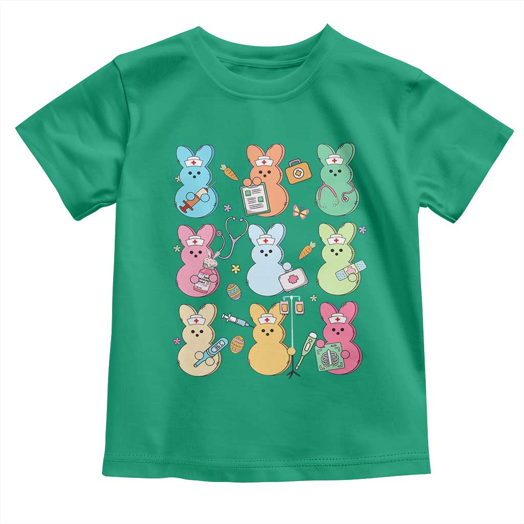 Easter Nurse Bunny Toddler T Shirt Funny Nursing Easter Spring Nurse Gift TS10 Irish Green Print Your Wear