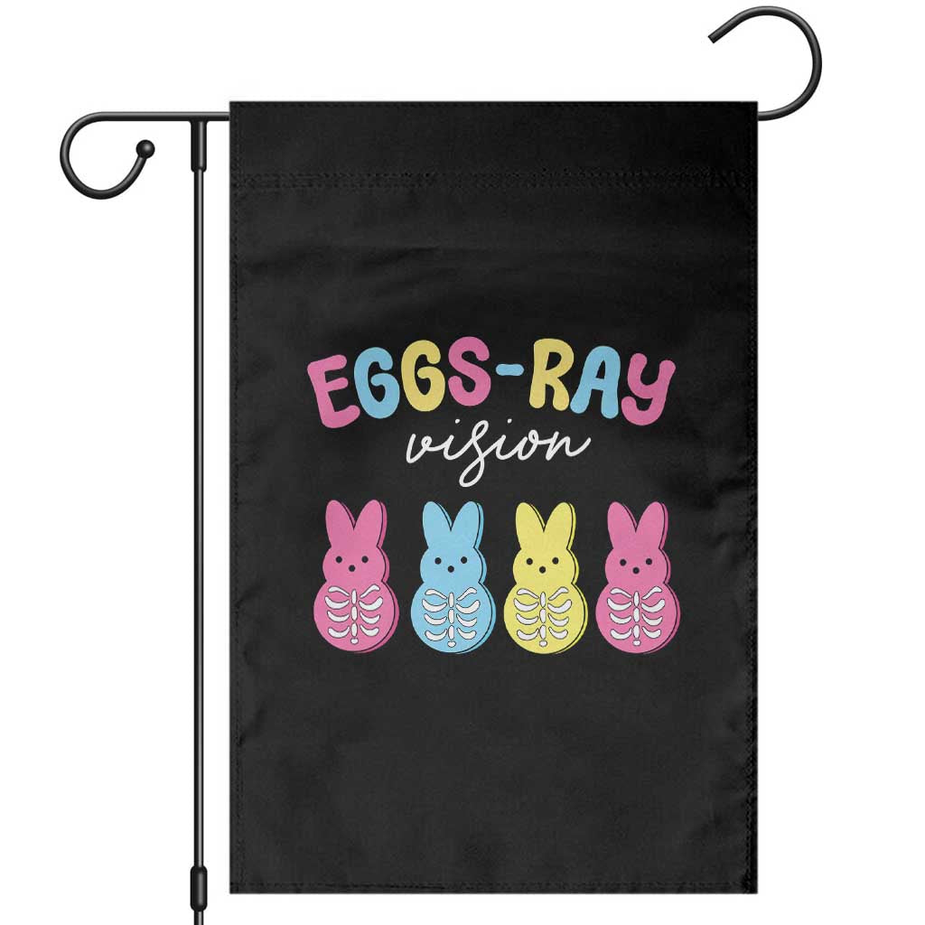 Radiology Easter Garden Flag Eggs Ray Vision Xray Tech TS10 Black Print Your Wear