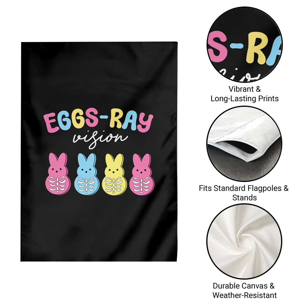 Radiology Easter Garden Flag Eggs Ray Vision Xray Tech TS10 Print Your Wear