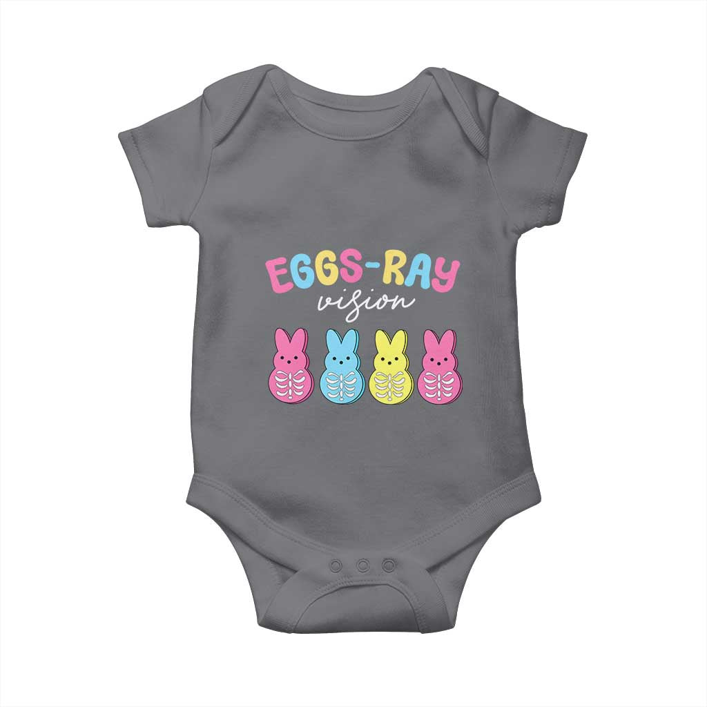 Radiology Easter Baby Onesie Eggs Ray Vision Xray Tech TS10 Charcoal Print Your Wear