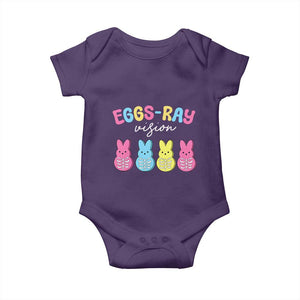Radiology Easter Baby Onesie Eggs Ray Vision Xray Tech TS10 Purple Print Your Wear