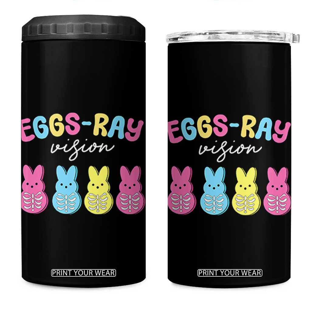 Radiology Easter 4 in 1 Can Cooler Tumbler Eggs Ray Vision Xray Tech TS10 One Size: 16 oz Black Print Your Wear