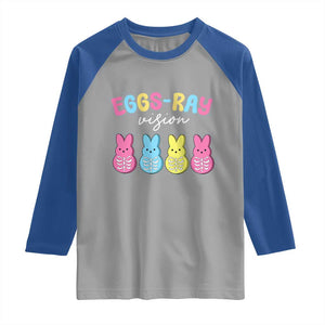 Radiology Easter Raglan Shirt Eggs Ray Vision Xray Tech TS10 Sport Gray Royal Print Your Wear
