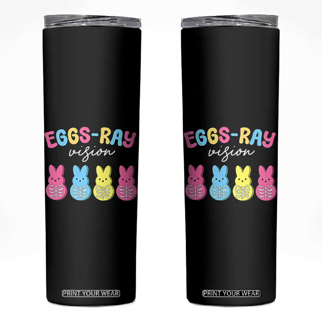 Radiology Easter Skinny Tumbler Eggs Ray Vision Xray Tech TS10 Black Print Your Wear