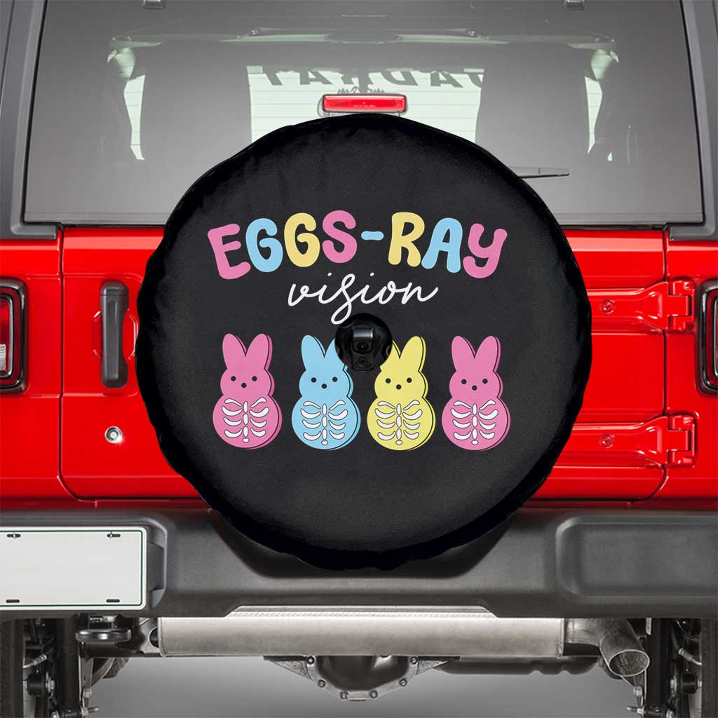 Radiology Easter Spare Tire Cover Eggs Ray Vision Xray Tech TS10 Black Print Your Wear