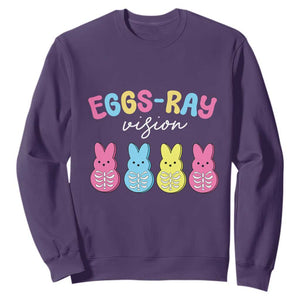 Radiology Easter Sweatshirt Eggs Ray Vision Xray Tech TS10 Purple Print Your Wear