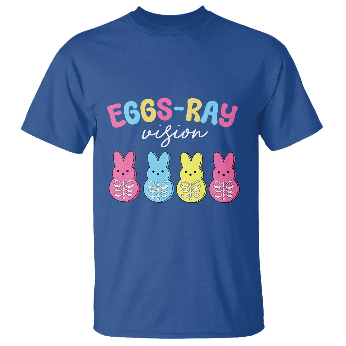 Radiology Easter T Shirt Eggs Ray Vision Xray Tech TS10 Royal Blue Print Your Wear