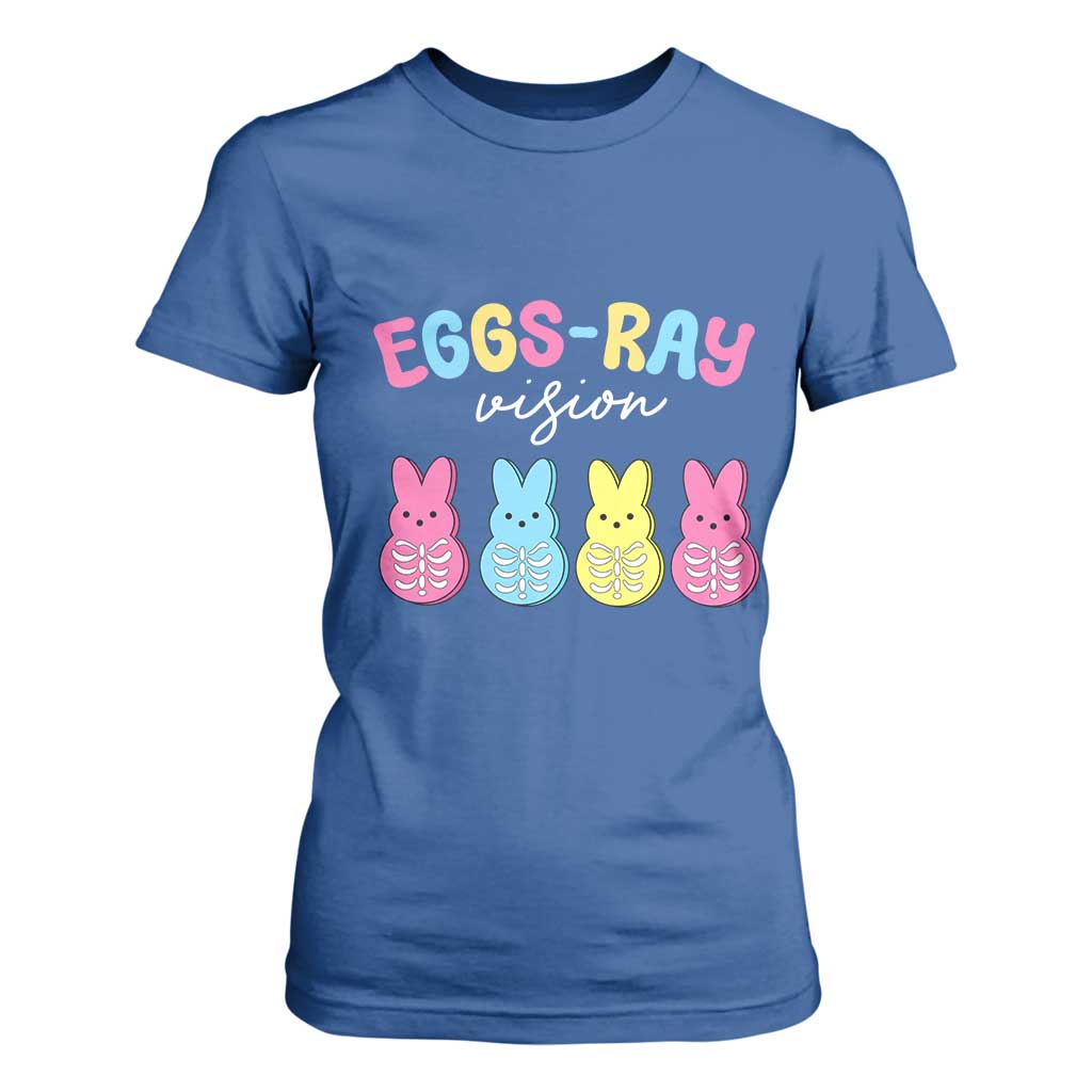 Radiology Easter T Shirt For Women Eggs Ray Vision Xray Tech TS10 Royal Blue Print Your Wear