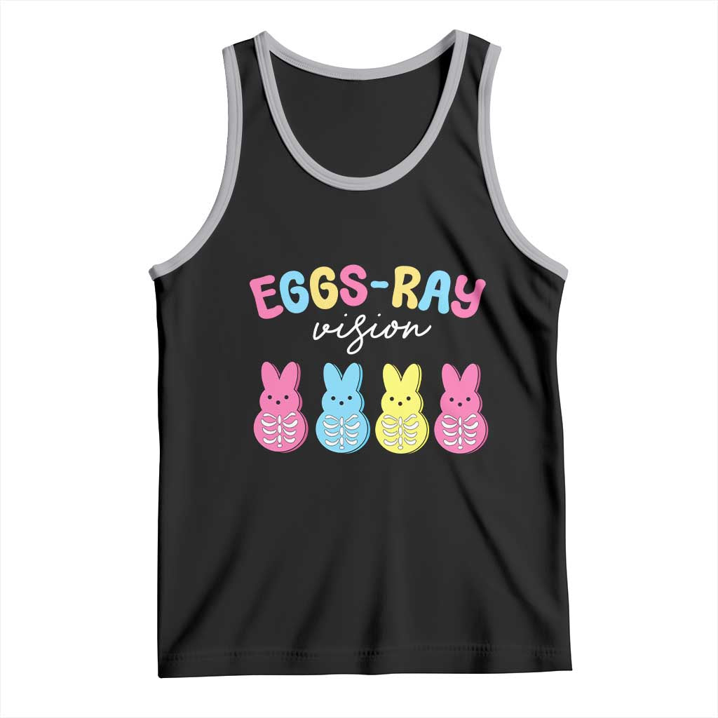 Radiology Easter Tank Top Eggs Ray Vision Xray Tech TS10 Black Athletic Heather Print Your Wear