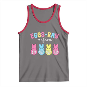 Radiology Easter Tank Top Eggs Ray Vision Xray Tech TS10 Deep Heather Red Print Your Wear