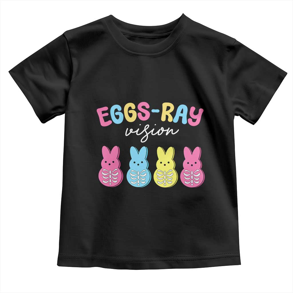 Radiology Easter Toddler T Shirt Eggs Ray Vision Xray Tech TS10 Black Print Your Wear