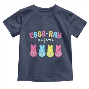 Radiology Easter Toddler T Shirt Eggs Ray Vision Xray Tech TS10 Navy Print Your Wear