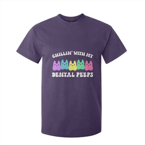 Easter Dental Bunny T Shirt For Kid Chilling With My Dental Peeps TS10 Purple Print Your Wear