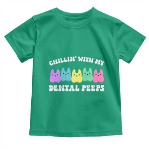 Easter Dental Bunny Toddler T Shirt Chilling With My Dental Peeps TS10 Irish Green Print Your Wear