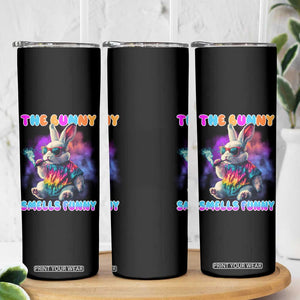 Happy 420 Easter Skinny Tumbler Funny Smoking Easter Bunny Smells Funny Easter TS10 Print Your Wear