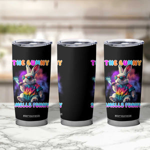 Happy 420 Easter Tumbler Cup Funny Smoking Easter Bunny Smells Funny Easter TS10 Print Your Wear