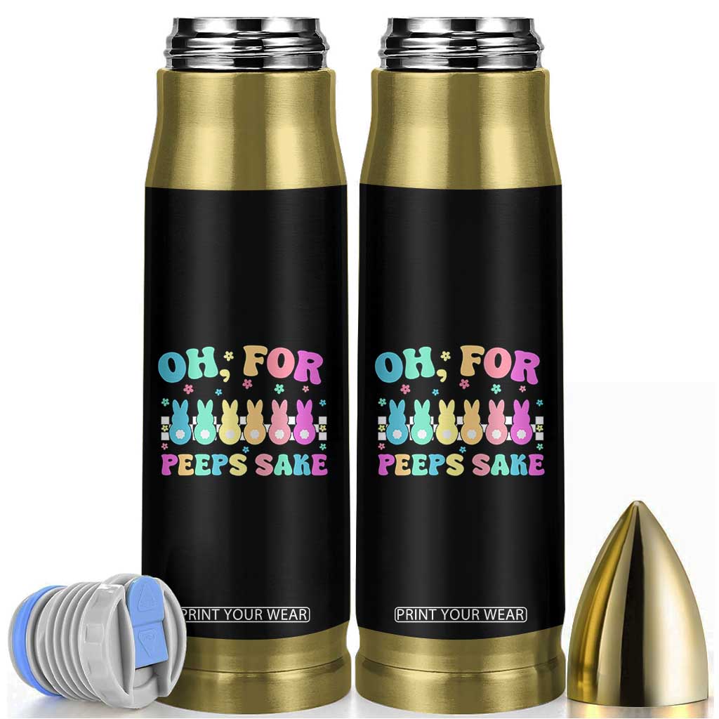 Oh For Peeps Sake Easter Bunny Bullet Tumbler TS10 Black Print Your Wear